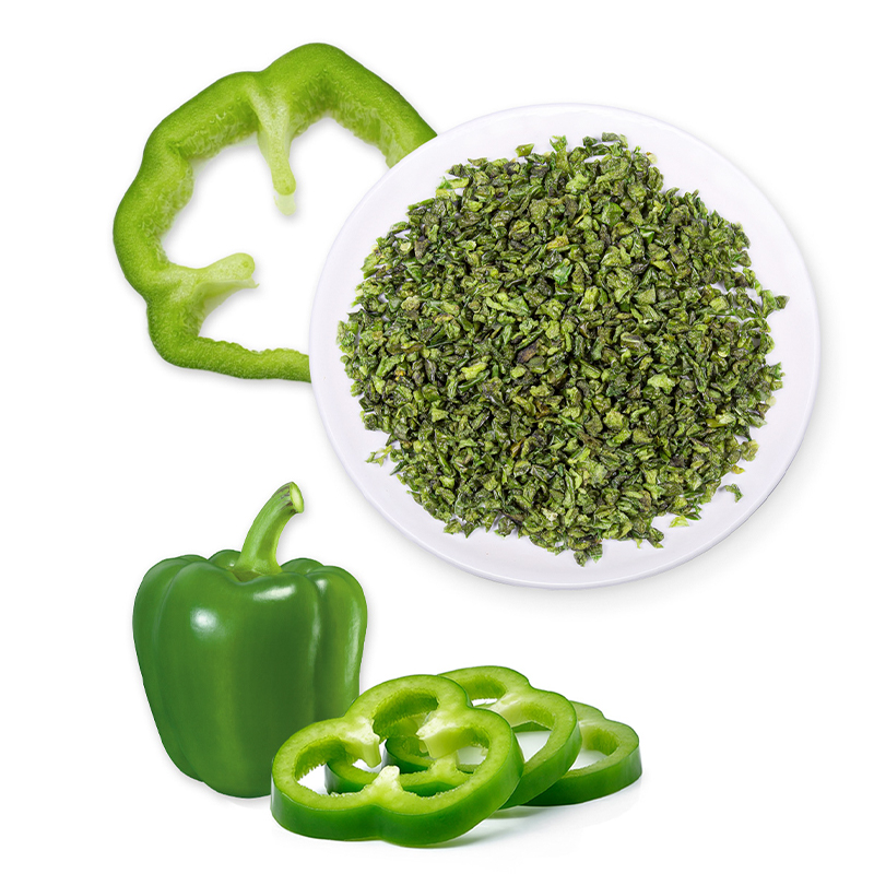 脱水した緑の胡pepper